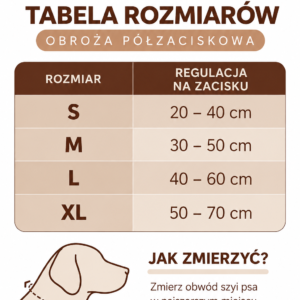 Obroża półzaciskowa